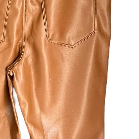 Good American - NWT Better Than Leather Good Icon in Burnt Caramel002 Sz 8 - Picture 10 of 12